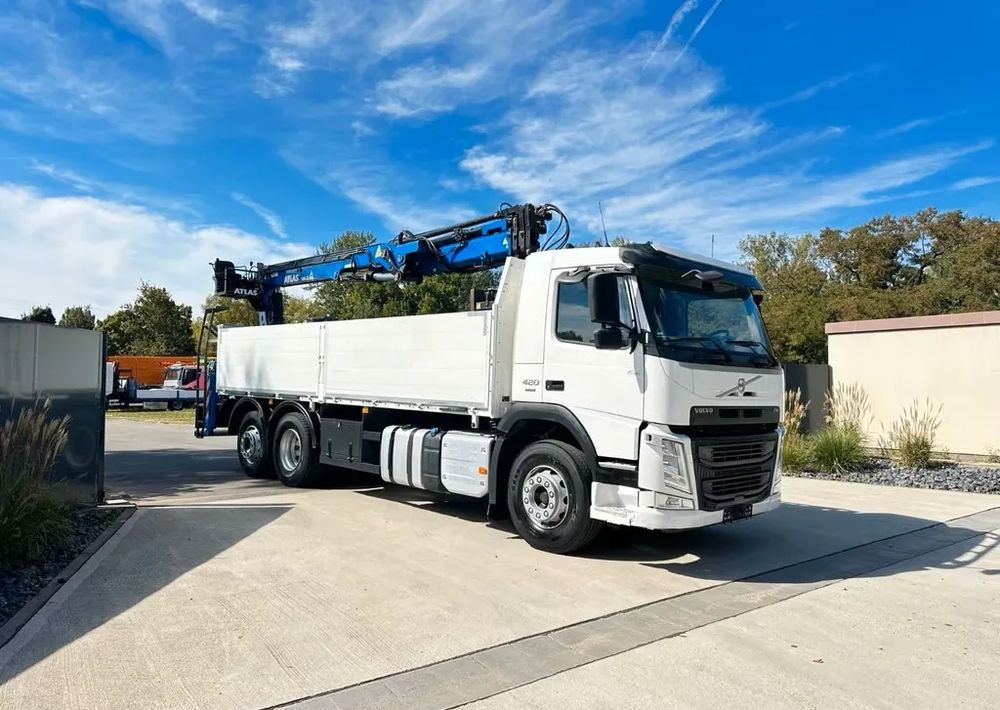 Volvo FM420 6x2 | HDS Atlas AK 186-3 z przestrzenią ładunkową | Euro6 |238 000 km - Vrachtwagen met open laadbak, Kraanwagen: afbeelding 1 Volvo FM420 6x2 | HDS Atlas AK 186-3 z przestrzenią ładunkową | Euro6 |238 000 km - Vrachtwagen met open laadbak, Kraanwagen: afbeelding 1