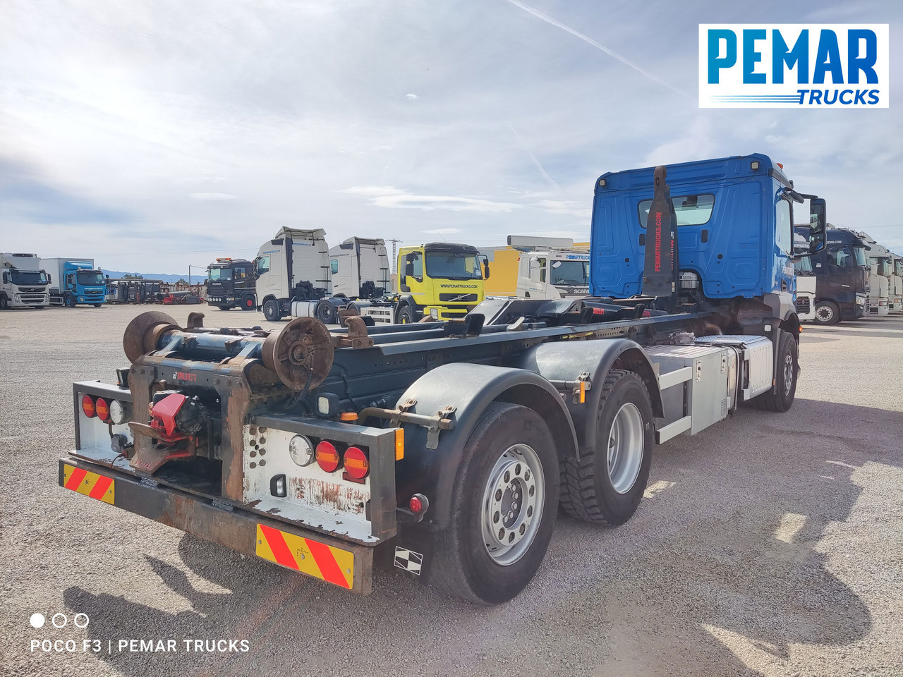Containertransporter/ Wissellaadbak vrachtwagen MERCEDES-BENZ ANTOS 2546 6X2 MULTILIFT: afbeelding 6