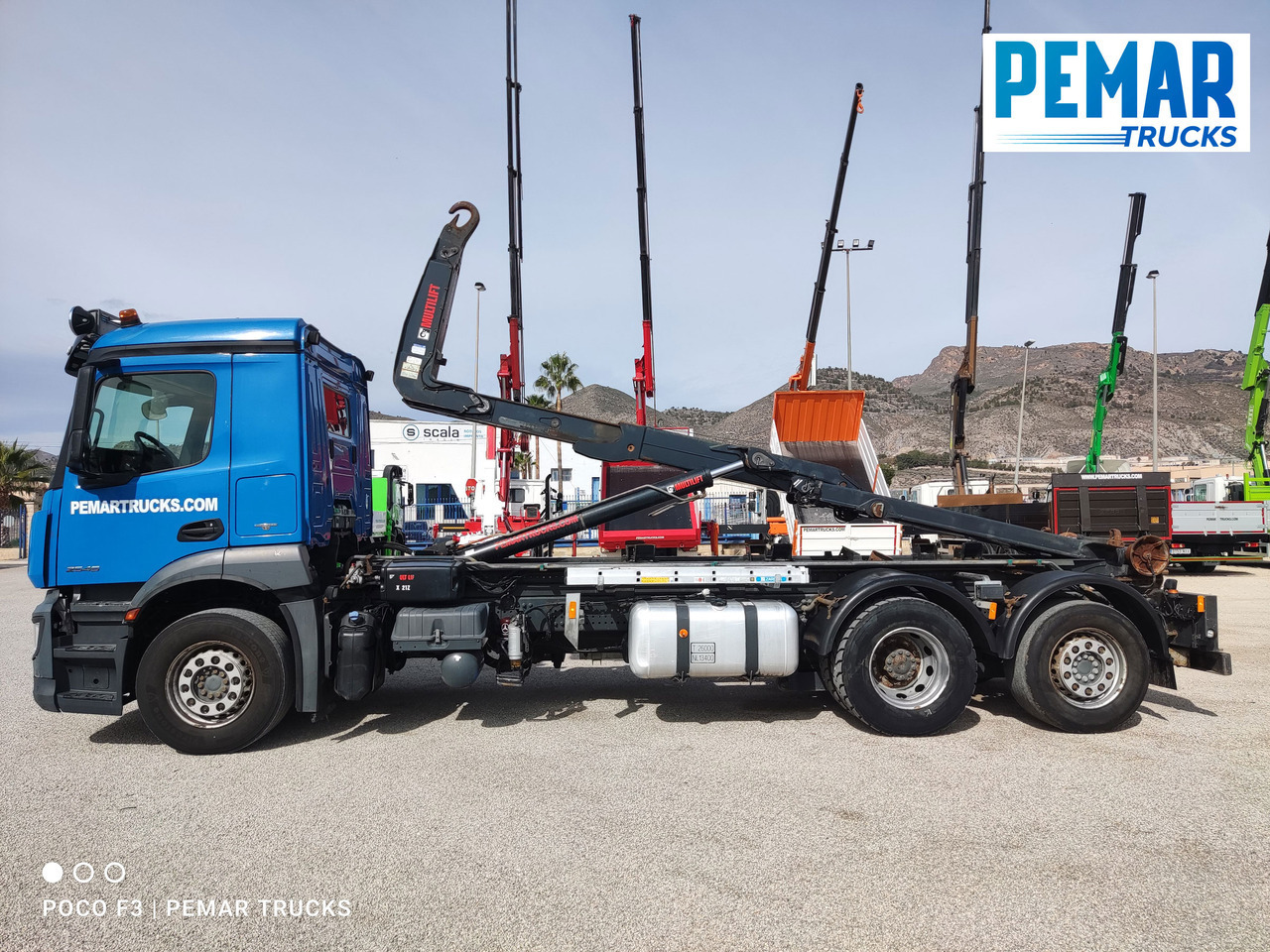 Containertransporter/ Wissellaadbak vrachtwagen MERCEDES-BENZ ANTOS 2546 6X2 MULTILIFT: afbeelding 17