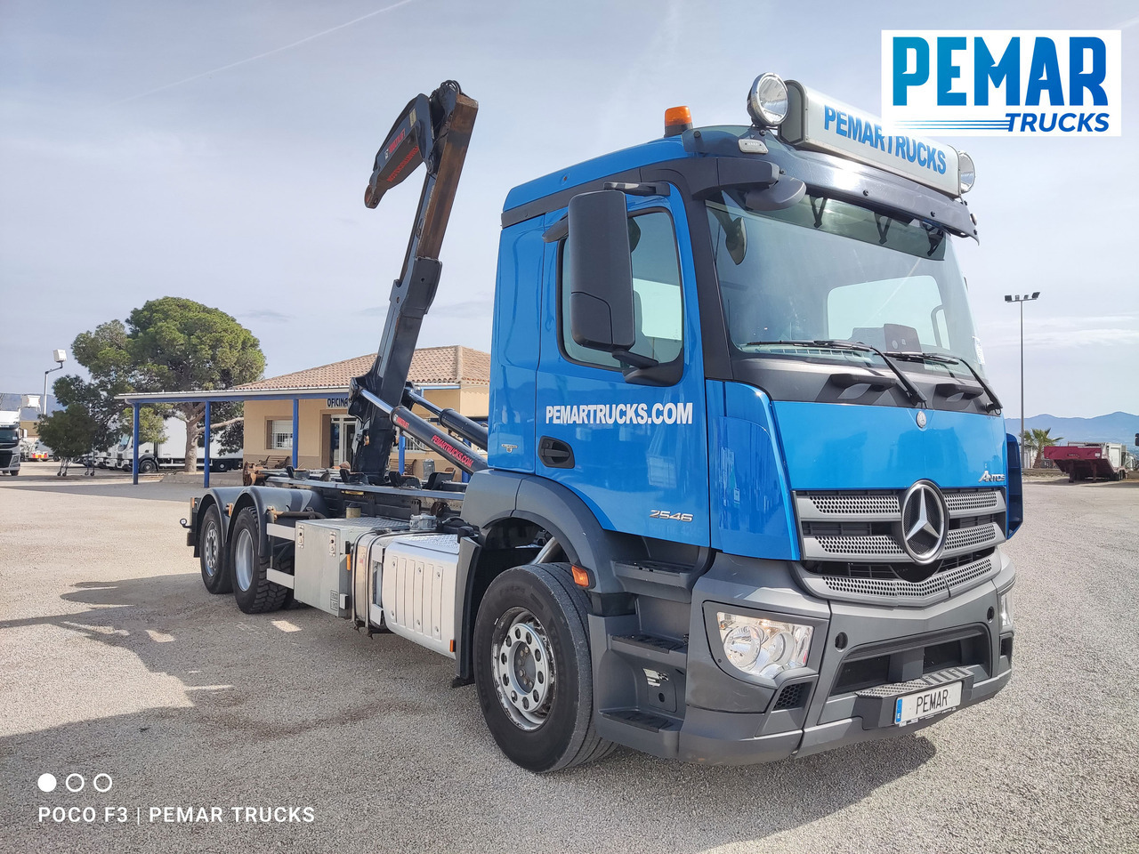 Containertransporter/ Wissellaadbak vrachtwagen MERCEDES-BENZ ANTOS 2546 6X2 MULTILIFT: afbeelding 11