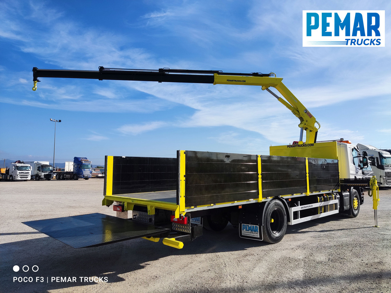 Kraanwagen SCANIA P 250 GRUA CAJA FIJA: afbeelding 13