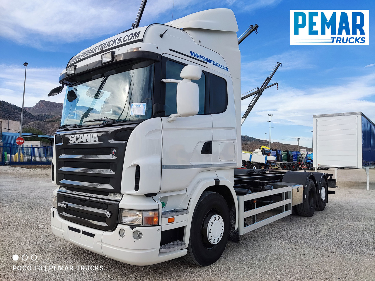 Containertransporter/ Wissellaadbak vrachtwagen SCANIA R 500 6X2 TAUTLINER CAJA INTERCAMBIABLE: afbeelding 41