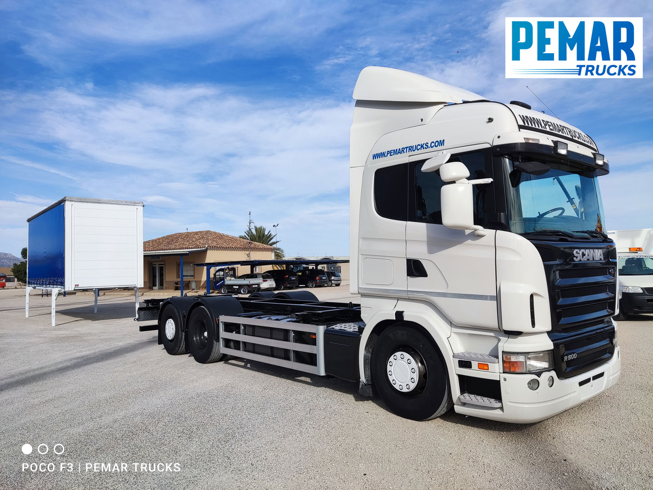 Containertransporter/ Wissellaadbak vrachtwagen SCANIA R 500 6X2 TAUTLINER CAJA INTERCAMBIABLE: afbeelding 40