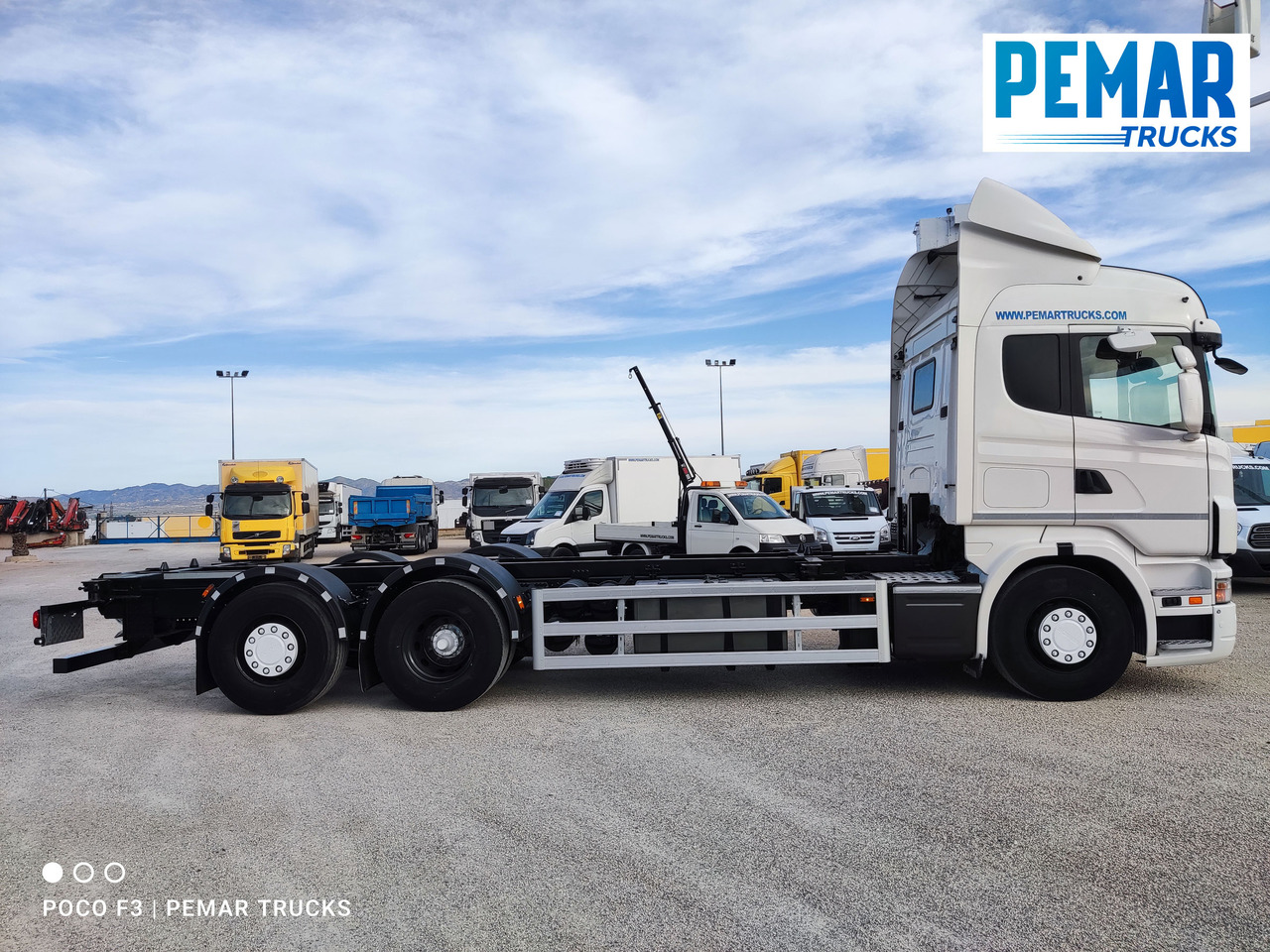 Containertransporter/ Wissellaadbak vrachtwagen SCANIA R 500 6X2 TAUTLINER CAJA INTERCAMBIABLE: afbeelding 44