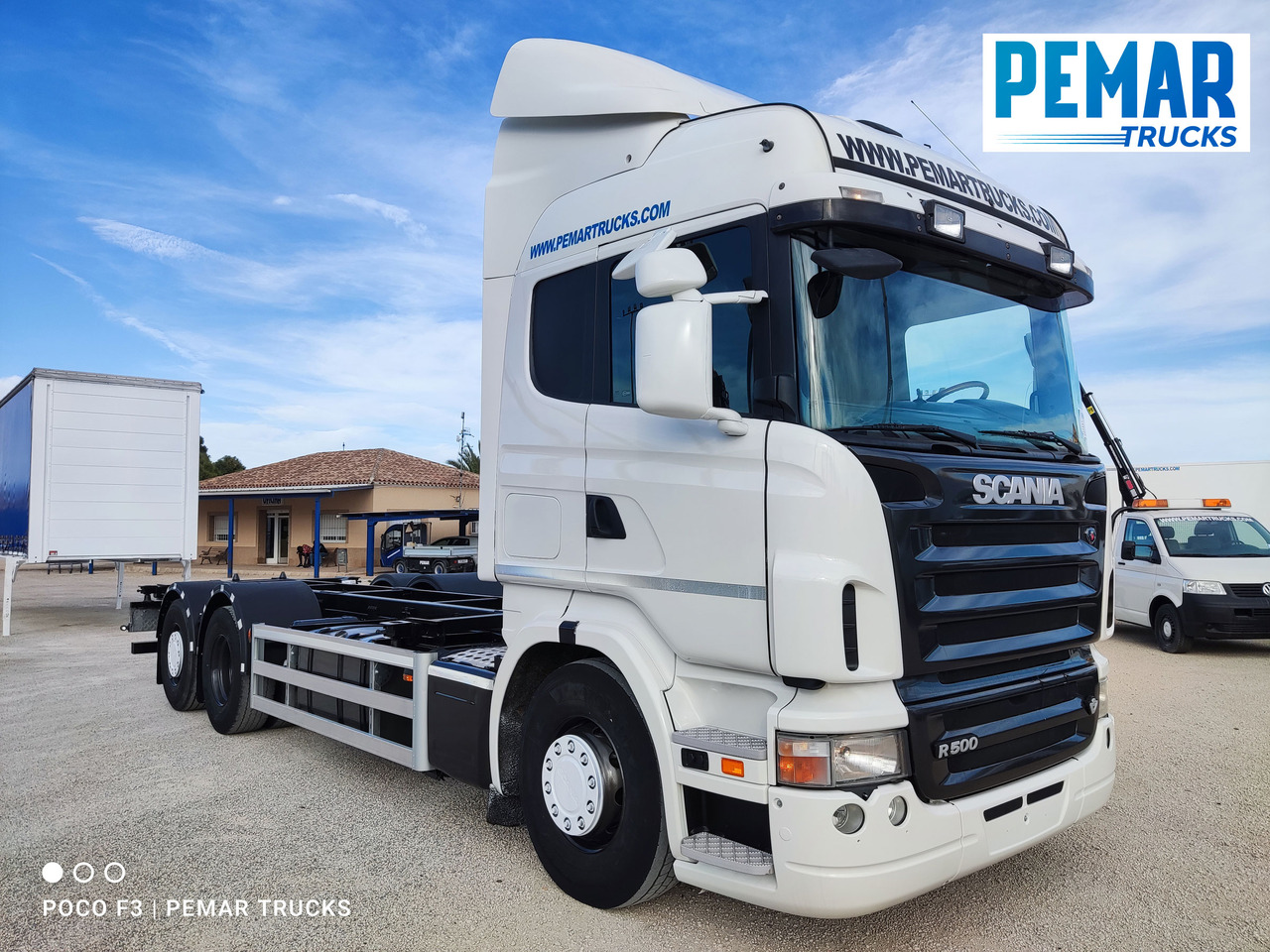 Containertransporter/ Wissellaadbak vrachtwagen SCANIA R 500 6X2 TAUTLINER CAJA INTERCAMBIABLE: afbeelding 43