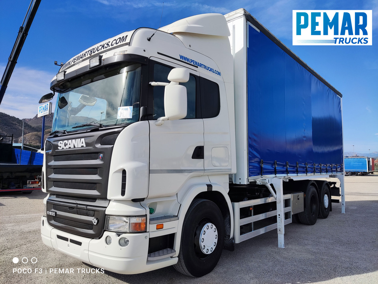 Containertransporter/ Wissellaadbak vrachtwagen SCANIA R 500 6X2 TAUTLINER CAJA INTERCAMBIABLE: afbeelding 27