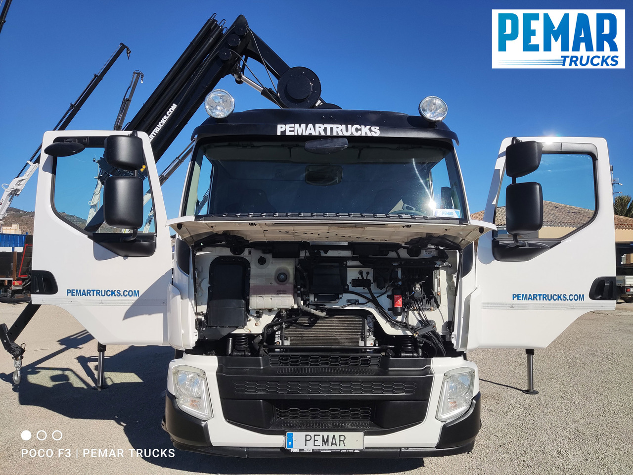 Kipper vrachtwagen, Kraanwagen VOLVO FE 280 GRUA MULTILIFT 18T EURO 6: afbeelding 38