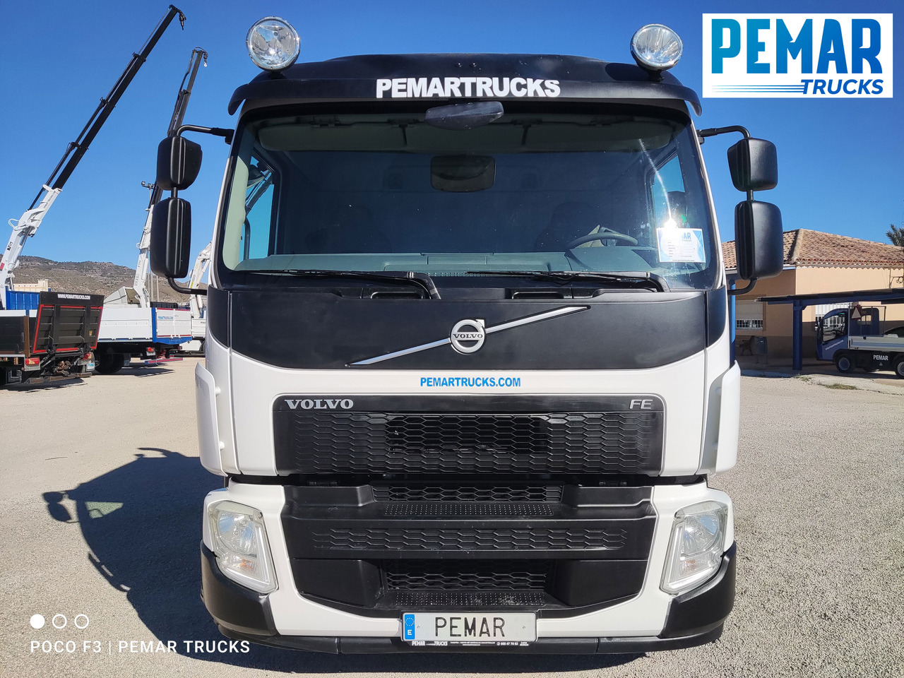 Kipper vrachtwagen, Kraanwagen VOLVO FE 280 GRUA MULTILIFT 18T EURO 6: afbeelding 12