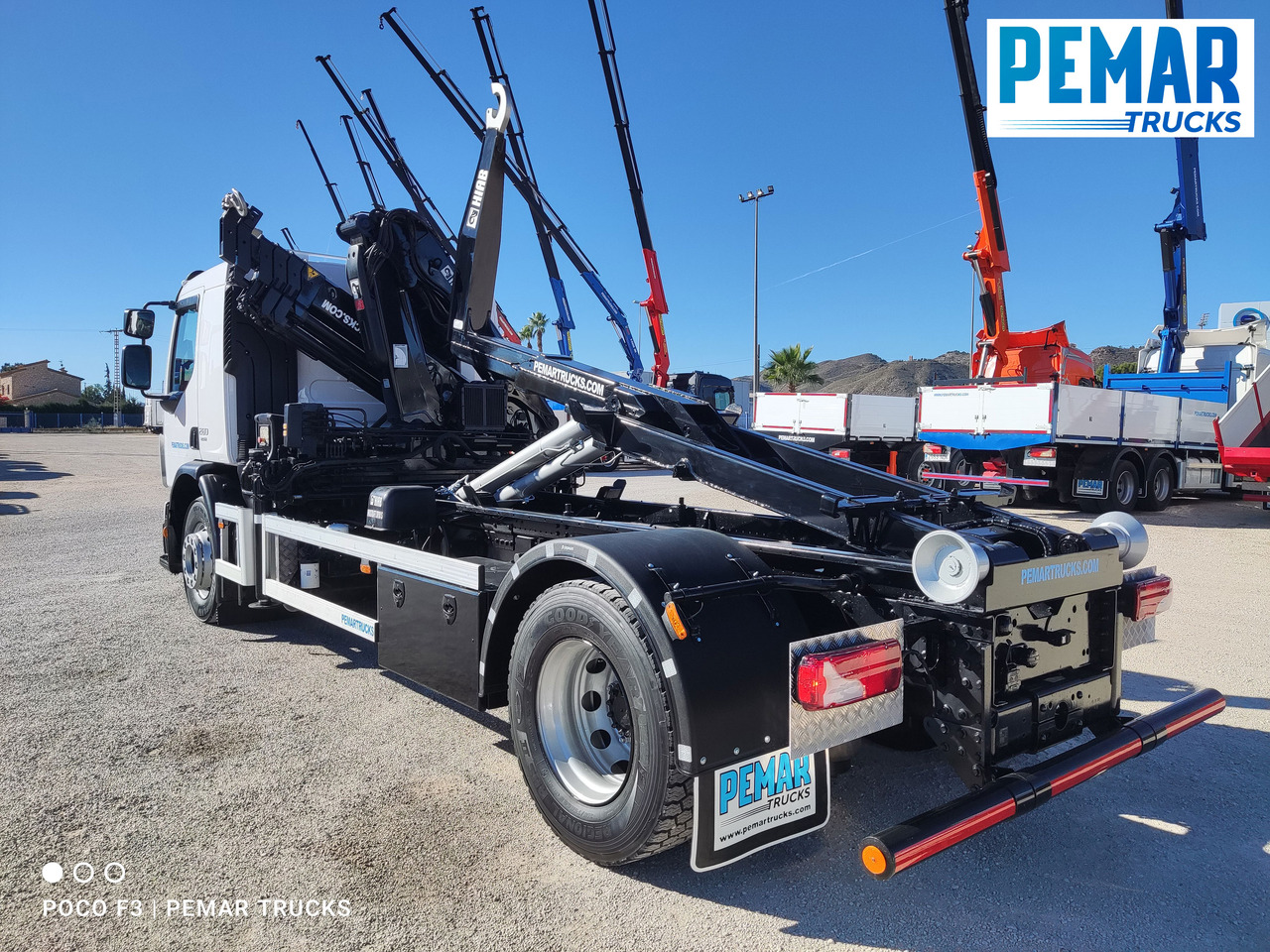 Kipper vrachtwagen, Kraanwagen VOLVO FE 280 GRUA MULTILIFT 18T EURO 6: afbeelding 20