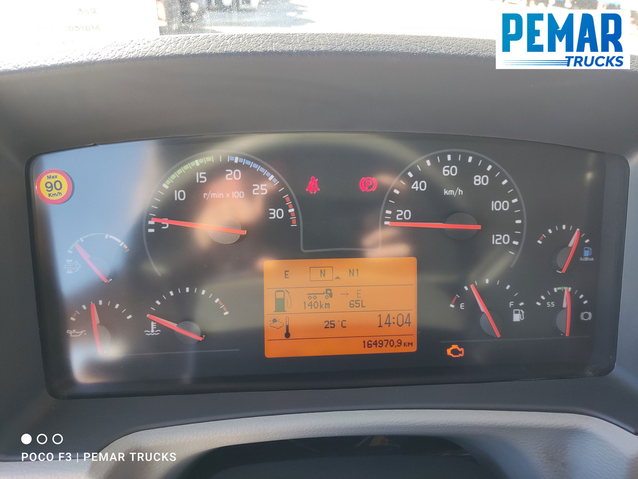 Kipper vrachtwagen, Kraanwagen VOLVO FE 280 GRUA MULTILIFT 18T EURO 6: afbeelding 34