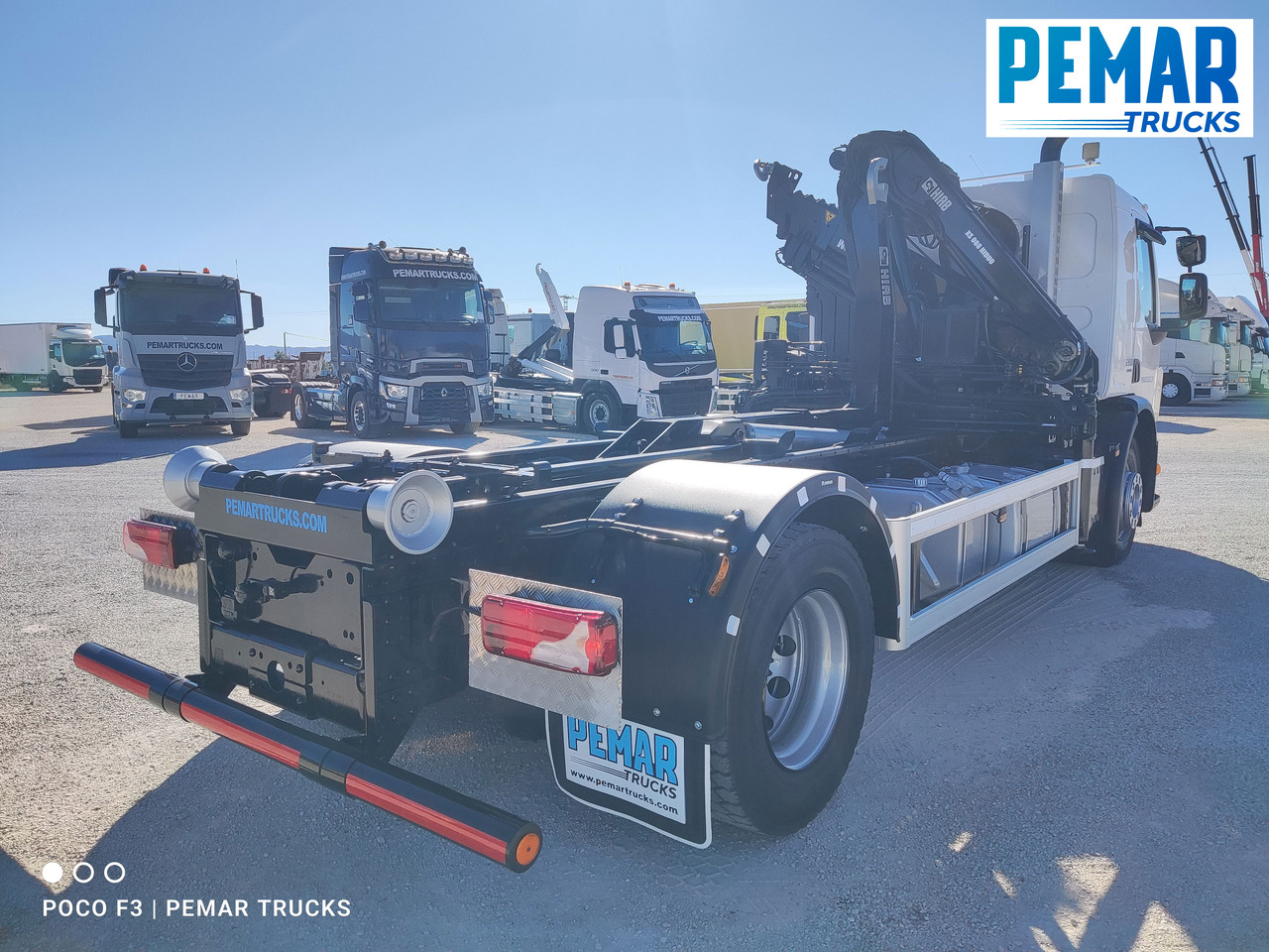 Kipper vrachtwagen, Kraanwagen VOLVO FE 280 GRUA MULTILIFT 18T EURO 6: afbeelding 15