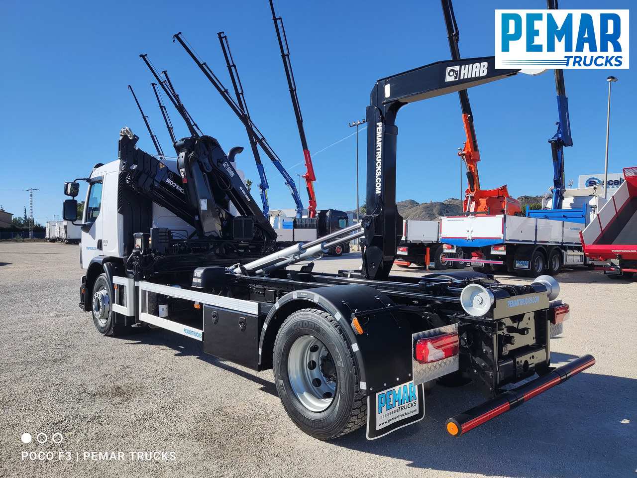 Kipper vrachtwagen, Kraanwagen VOLVO FE 280 GRUA MULTILIFT 18T EURO 6: afbeelding 23