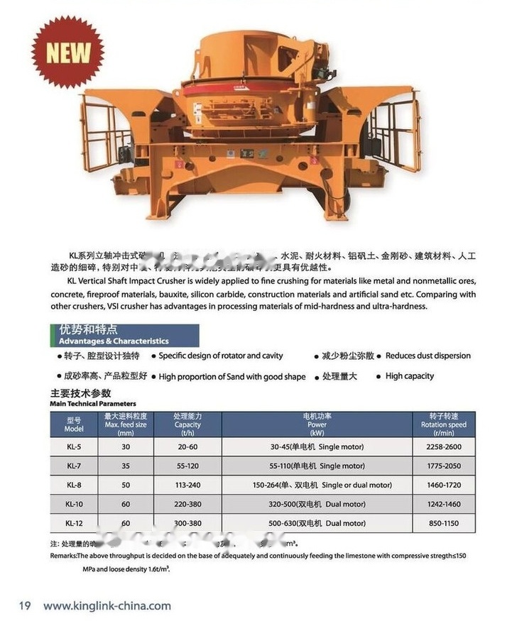 Kinglink KINGLINK New KL12 VSI Crusher - Slagbreker: afbeelding 5 Kinglink KINGLINK New KL12 VSI Crusher - Slagbreker: afbeelding 5