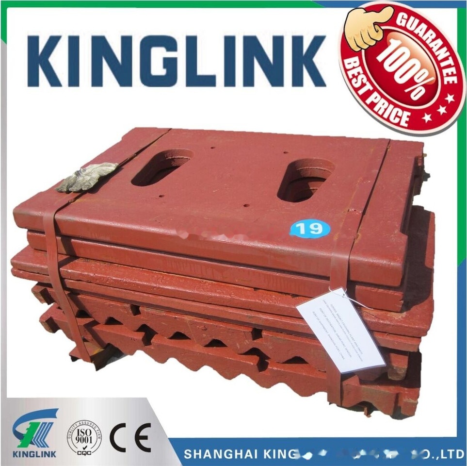 Movable and Fixed Jaw Plates for PE2436 Jaw Crusher - Onderdelen voor Kaakbreker: afbeelding 4 Movable and Fixed Jaw Plates for PE2436 Jaw Crusher - Onderdelen voor Kaakbreker: afbeelding 4
