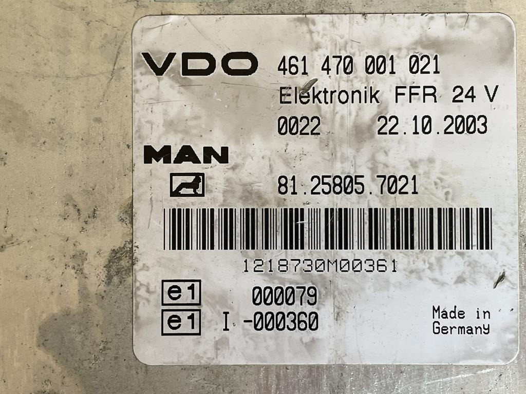 MAN TGA FFR - 81.258005.7021 - ECU voor Vrachtwagen: afbeelding 3 MAN TGA FFR - 81.258005.7021 - ECU voor Vrachtwagen: afbeelding 3