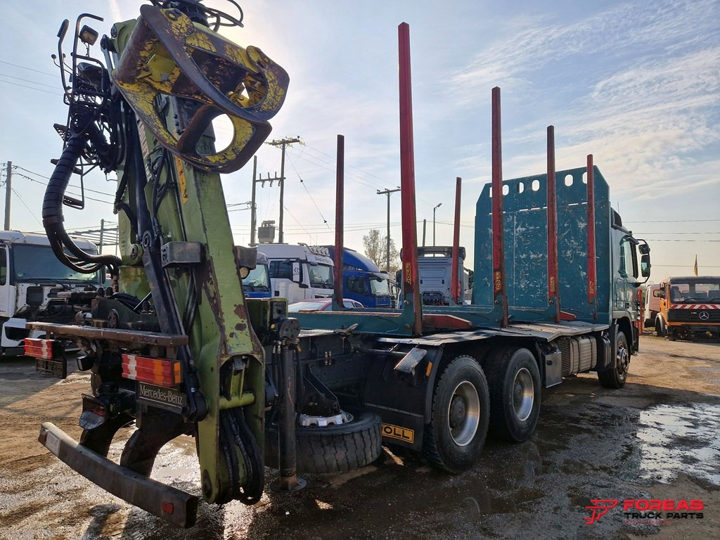 Houttransport, Kraanwagen voor het vervoer van hout MERCEDES-BENZ ACTROS 2648 6x4: afbeelding 7
