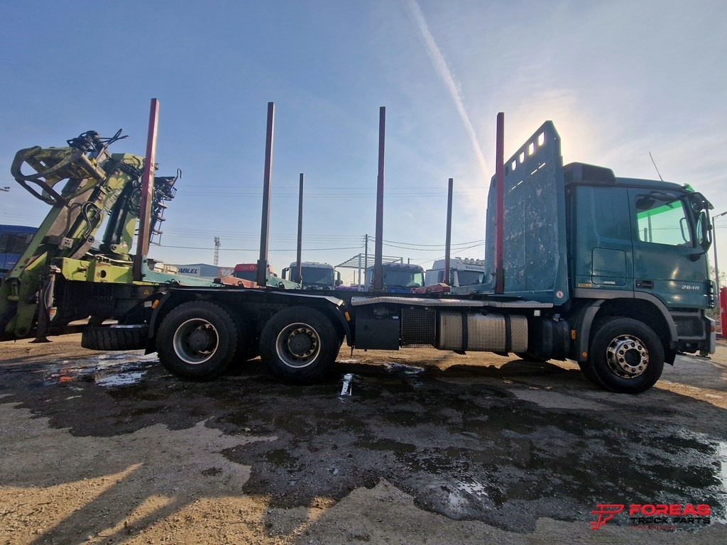 Houttransport, Kraanwagen voor het vervoer van hout MERCEDES-BENZ ACTROS 2648 6x4: afbeelding 8