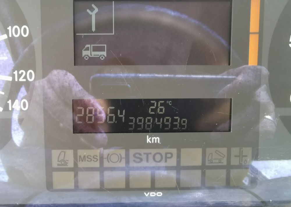 Vrachtwagen met open laadbak, Kraanwagen Mercedes-Benz Atego 1823 żuraw HDS Atlas 105.2 koła 315/80R22,5: afbeelding 17