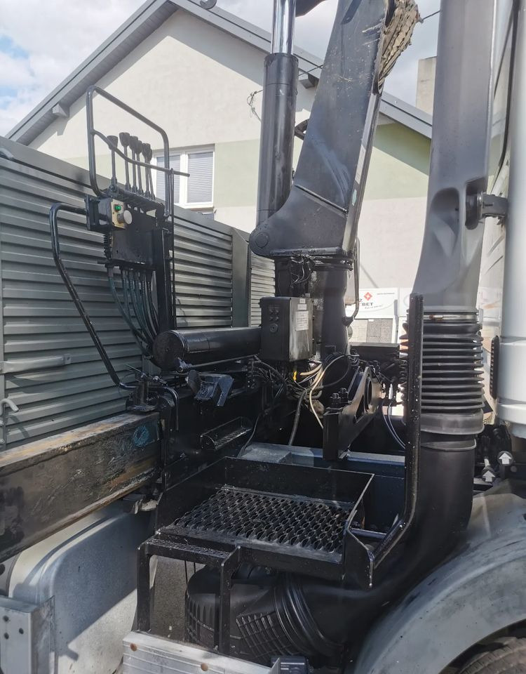 Vrachtwagen met open laadbak, Kraanwagen Mercedes-Benz Atego 1823 żuraw HDS Atlas 105.2 koła 315/80R22,5: afbeelding 11
