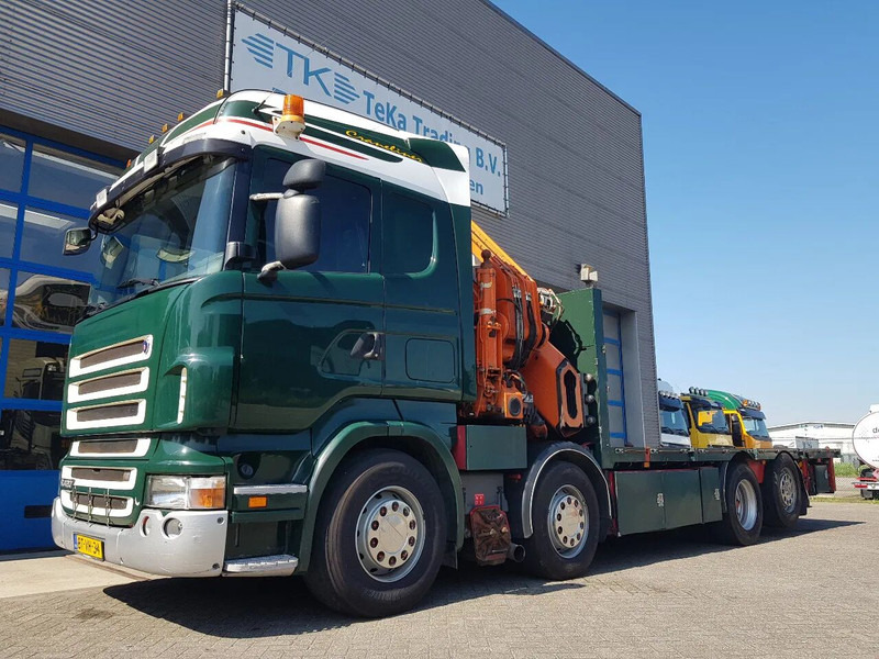 Scania R420 8x2 HIAB 800E-7 Hipro 80 ton/meter Winch Retarder - Vrachtwagen met open laadbak: afbeelding 2 Scania R420 8x2 HIAB 800E-7 Hipro 80 ton/meter Winch Retarder - Vrachtwagen met open laadbak: afbeelding 2