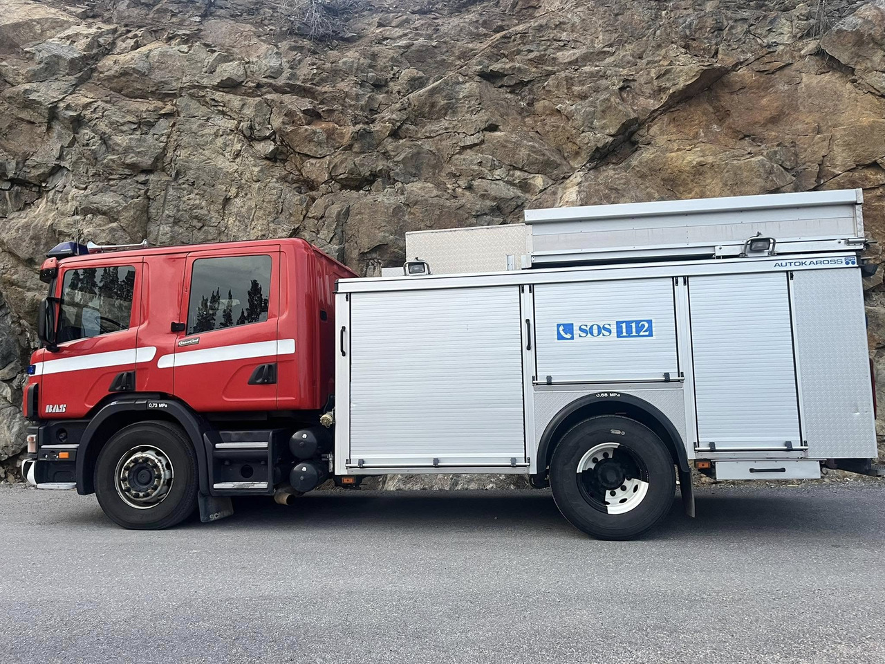 Scania P94GB 4x2 NA 310 - fire engine - RESERVERAD !! - Brandweerwagen: afbeelding 2 Scania P94GB 4x2 NA 310 - fire engine - RESERVERAD !! - Brandweerwagen: afbeelding 2