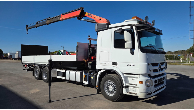 Mercedes-Benz Actros 2536 6X2 Palfinger PK16502 - Vrachtwagen met open laadbak, Kraanwagen: afbeelding 2 Mercedes-Benz Actros 2536 6X2 Palfinger PK16502 - Vrachtwagen met open laadbak, Kraanwagen: afbeelding 2
