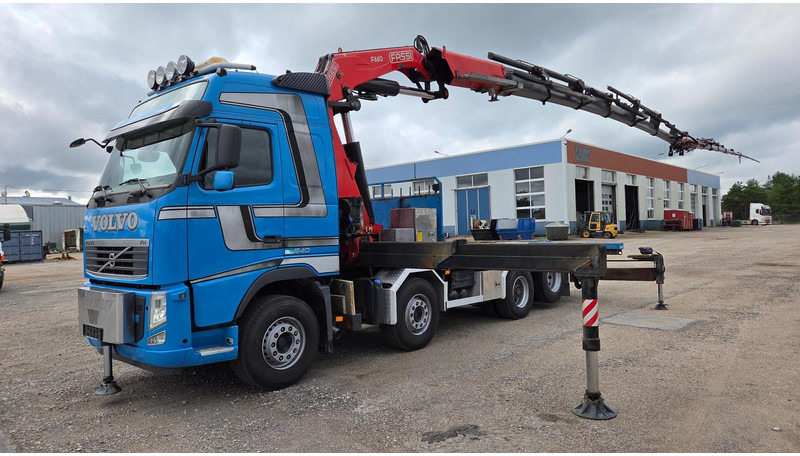 Volvo FH540 8X2 FASSI F660 + Jib max 33,5m. - Vrachtwagen met open laadbak, Kraanwagen: afbeelding 1 Volvo FH540 8X2 FASSI F660 + Jib max 33,5m. - Vrachtwagen met open laadbak, Kraanwagen: afbeelding 1