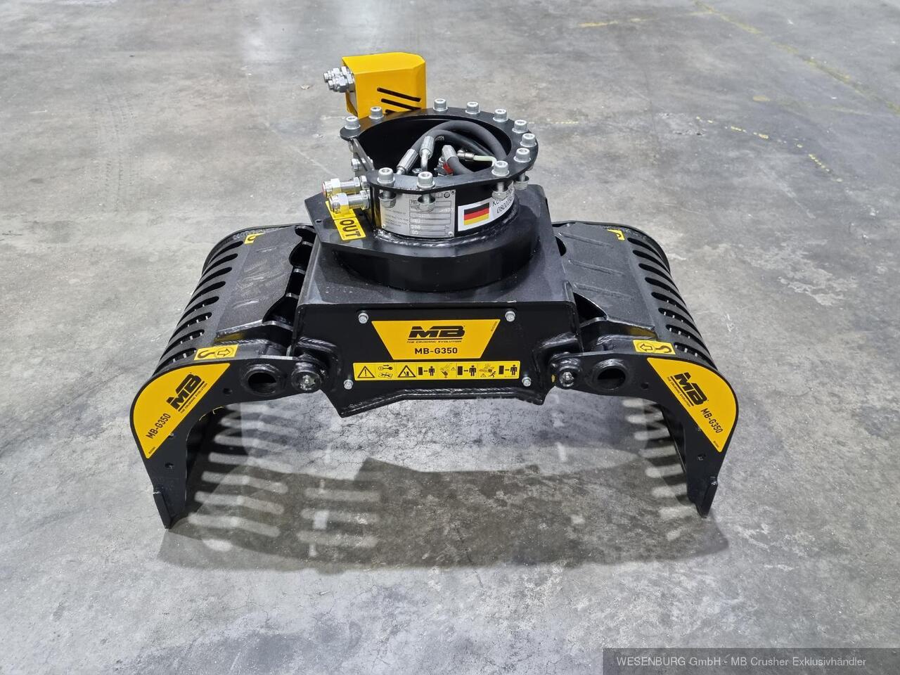 MB Crusher Sortiergreifer MB-G350 Anbauklasse 1,3 - 2,6 t - Grijper voor Bouwmachine: afbeelding 1 MB Crusher Sortiergreifer MB-G350 Anbauklasse 1,3 - 2,6 t - Grijper voor Bouwmachine: afbeelding 1