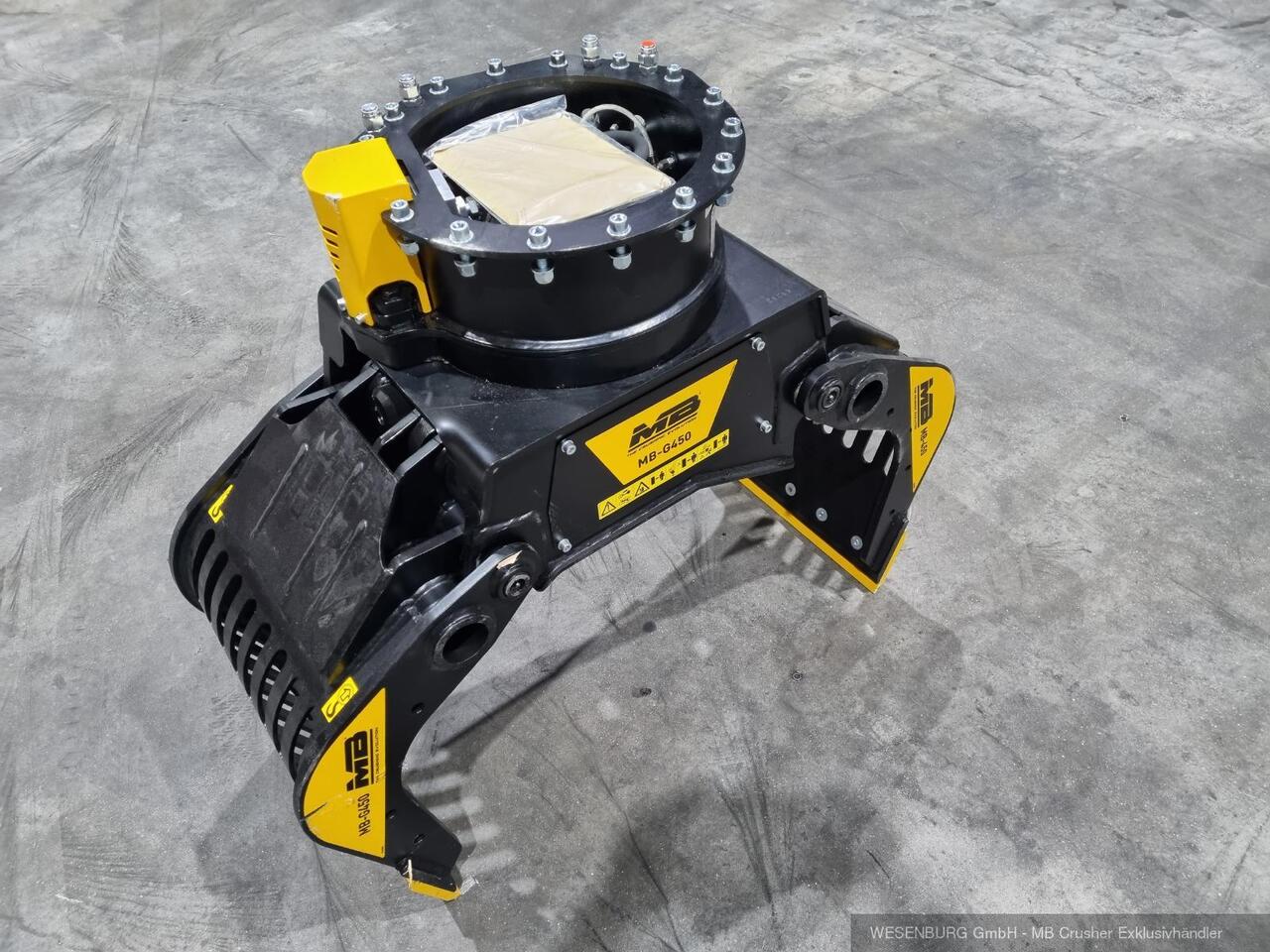 MB Crusher Sortiergreifer MB-G450 Anbauklasse 3,0 - 6,0 t - Grijper voor Bouwmachine: afbeelding 1 MB Crusher Sortiergreifer MB-G450 Anbauklasse 3,0 - 6,0 t - Grijper voor Bouwmachine: afbeelding 1