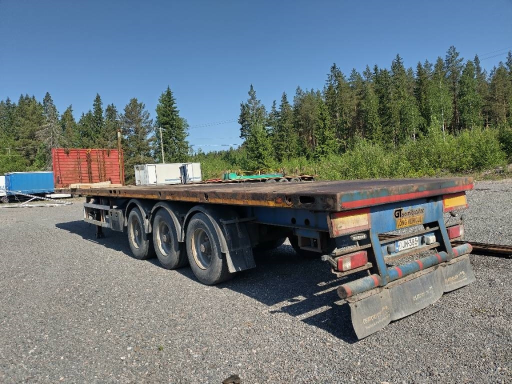 GT trailer Vahva tasalava,hyvillä sidontapisteillä - Vlakke/ Open oplegger: afbeelding 1 GT trailer Vahva tasalava,hyvillä sidontapisteillä - Vlakke/ Open oplegger: afbeelding 1