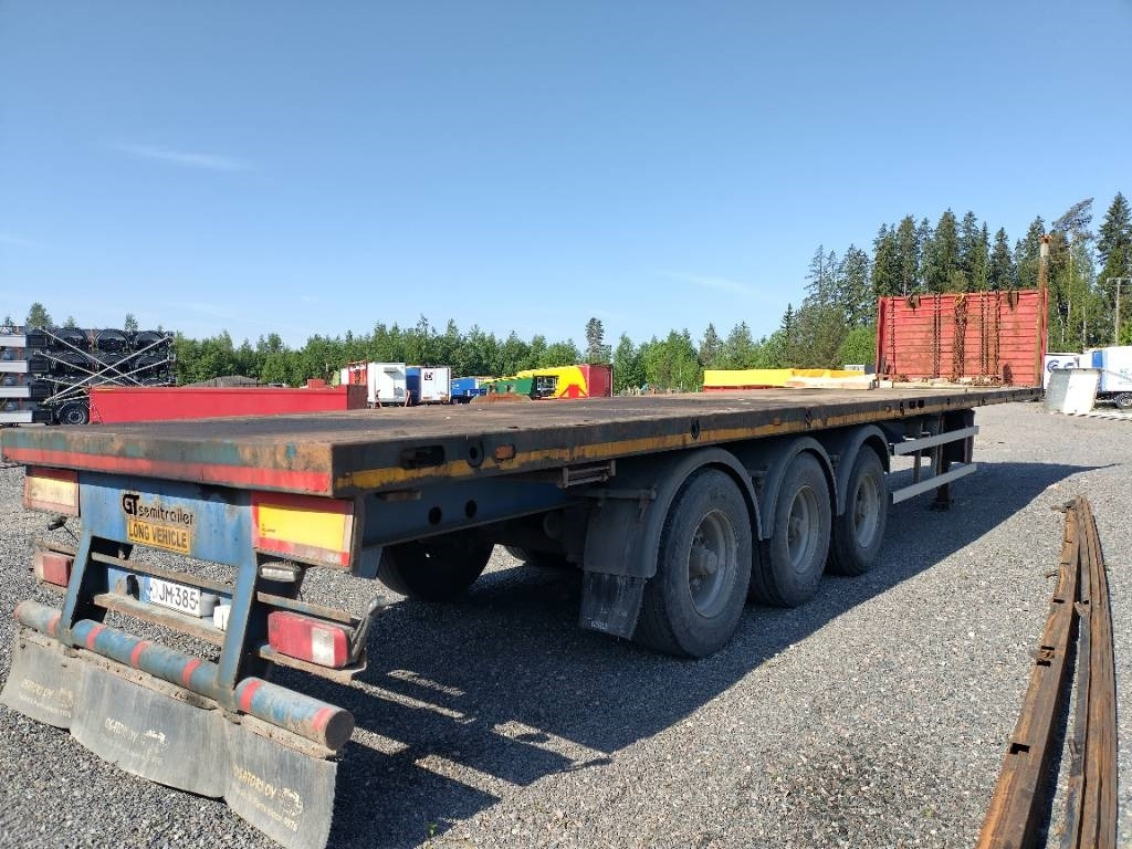 GT trailer Vahva tasalava,hyvillä sidontapisteillä - Vlakke/ Open oplegger: afbeelding 2 GT trailer Vahva tasalava,hyvillä sidontapisteillä - Vlakke/ Open oplegger: afbeelding 2