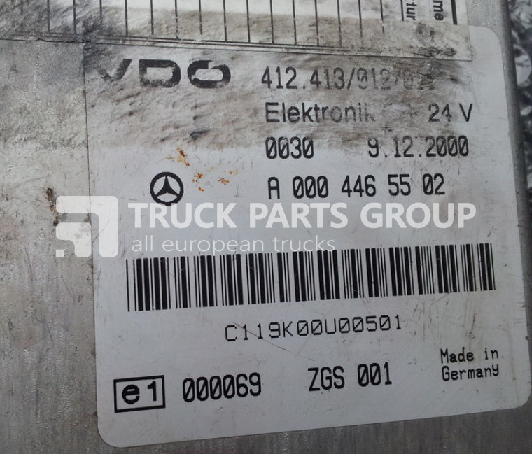 ECU voor Vrachtwagen MERCEDES-BENZ Atego, Actros FR , EURO2, EURO3, 0004465702, 0004465502, 0004466 control unit: afbeelding 6