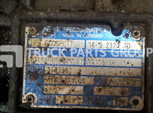 ZF 16S2323 TD gearbox - Versnellingsbak voor Vrachtwagen: afbeelding 1 ZF 16S2323 TD gearbox - Versnellingsbak voor Vrachtwagen: afbeelding 1