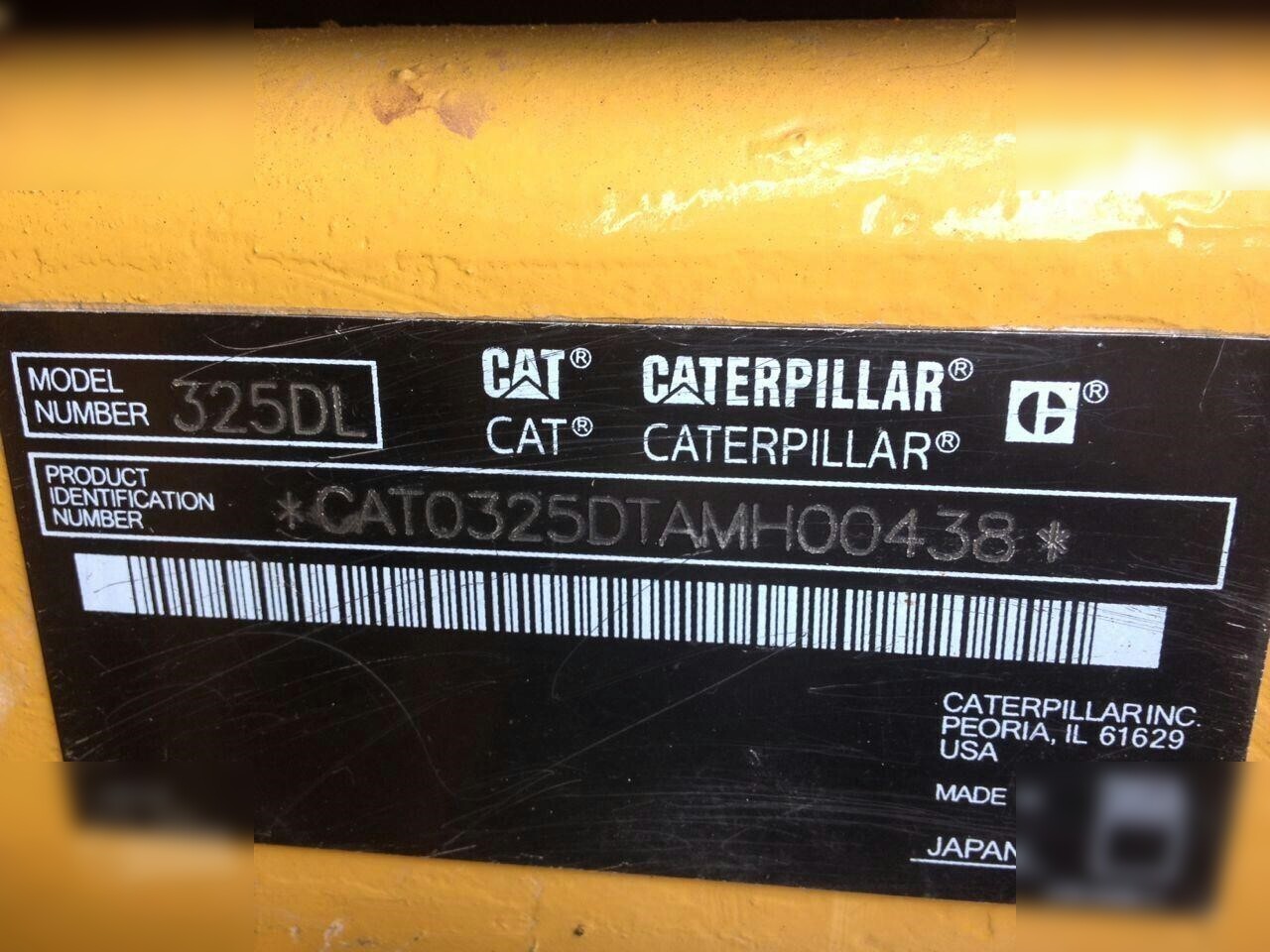 CATERPILLAR 325DL - Rupsgraafmachine: afbeelding 5 CATERPILLAR 325DL - Rupsgraafmachine: afbeelding 5