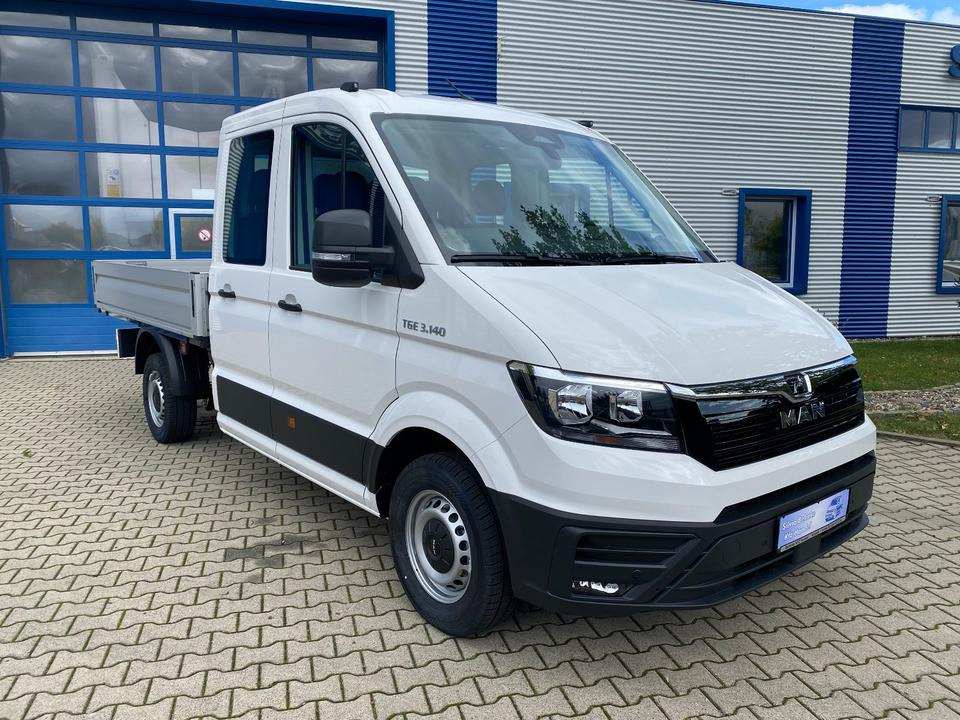 MAN TGE 3.140 Doka Pritsche Next Level *TEMPO*KLIMA*CAM*AHK*APP*PDC*INKL.19% MWST*SOFORT!* - Bestelwagen met open laadbak, Bestelwagen met dubbele cabine: afbeelding 2 MAN TGE 3.140 Doka Pritsche Next Level *TEMPO*KLIMA*CAM*AHK*APP*PDC*INKL.19% MWST*SOFORT!* - Bestelwagen met open laadbak, Bestelwagen met dubbele cabine: afbeelding 2