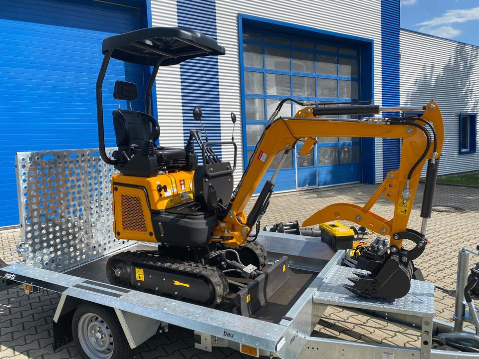 Minigraafmachine Minibagger BK1300JSR + Tieflader + Zubehör *INKL.19% MWST*BERGER KRAUS*VERSTELLFAHRWERK* KUBOTA*SOFORT!*: afbeelding 7