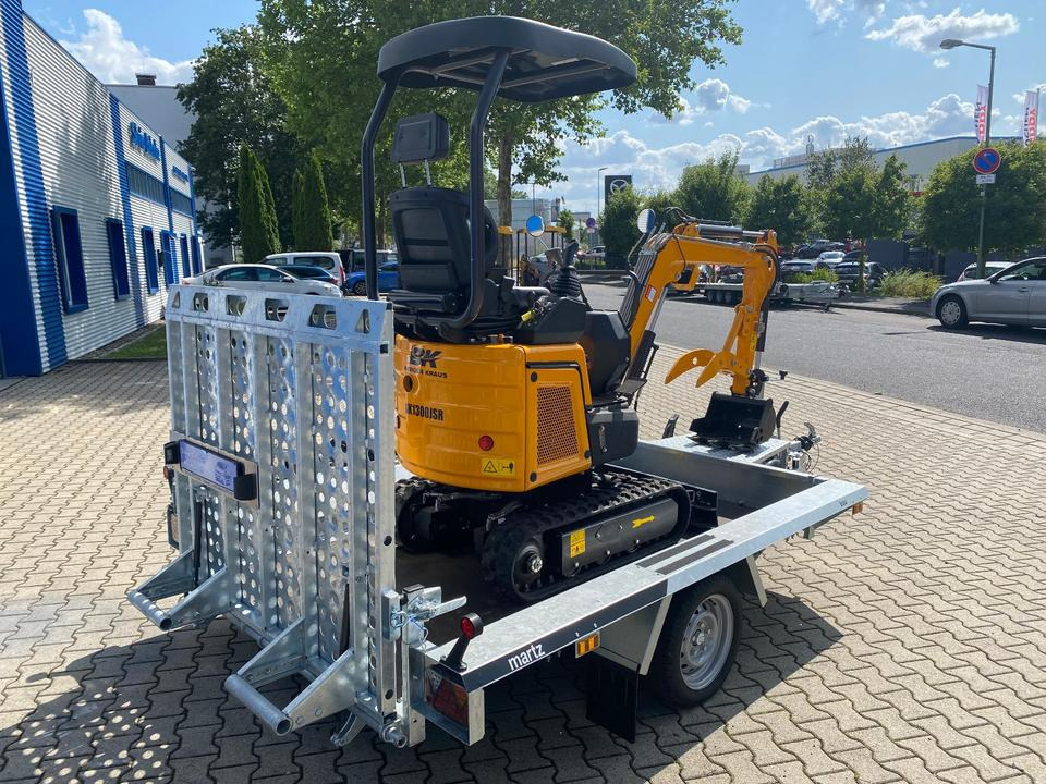 Minigraafmachine Minibagger BK1300JSR + Tieflader + Zubehör *INKL.19% MWST*BERGER KRAUS*VERSTELLFAHRWERK* KUBOTA*SOFORT!*: afbeelding 6