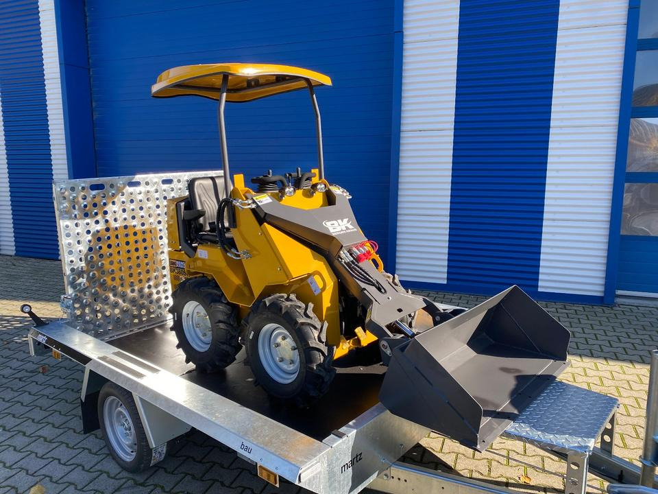 Radlader/Mini-Radlader BK360SW inkl. Tieflader und Winter-Komplettpaket *INKL.19% MWST*BERGER KRAUS*B&S MOTOR*SOFORT!* - Kniklader, Aanhanger: afbeelding 5 Radlader/Mini-Radlader BK360SW inkl. Tieflader und Winter-Komplettpaket *INKL.19% MWST*BERGER KRAUS*B&S MOTOR*SOFORT!* - Kniklader, Aanhanger: afbeelding 5