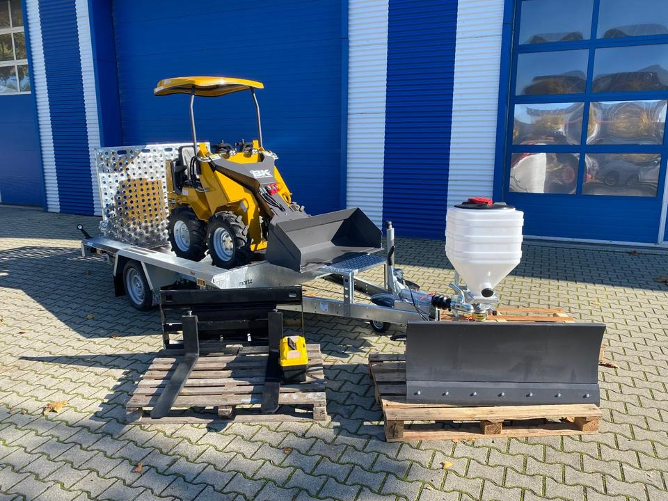 Radlader/Mini-Radlader BK360SW inkl. Tieflader und Winter-Komplettpaket *INKL.19% MWST*BERGER KRAUS*B&S MOTOR*SOFORT!* - Kniklader, Aanhanger: afbeelding 2 Radlader/Mini-Radlader BK360SW inkl. Tieflader und Winter-Komplettpaket *INKL.19% MWST*BERGER KRAUS*B&S MOTOR*SOFORT!* - Kniklader, Aanhanger: afbeelding 2