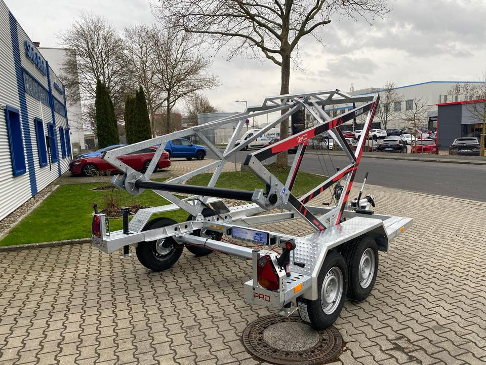 Haspelwagen Vermietung / Kabelanhänger 3500KG / Nutzlast 2766KG / Kabeltrommel-Anhänger / Glasfaser/ 1 Woche: afbeelding 12