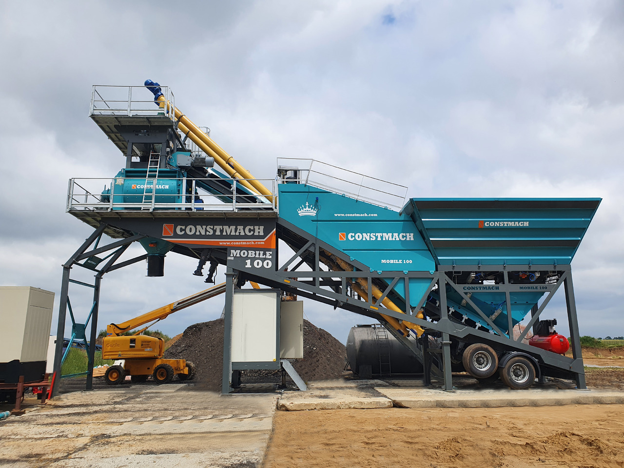 Constmach 100 m³/h Mobile Concrete Batching Plant - Betoncentrale: afbeelding 5 Constmach 100 m³/h Mobile Concrete Batching Plant - Betoncentrale: afbeelding 5