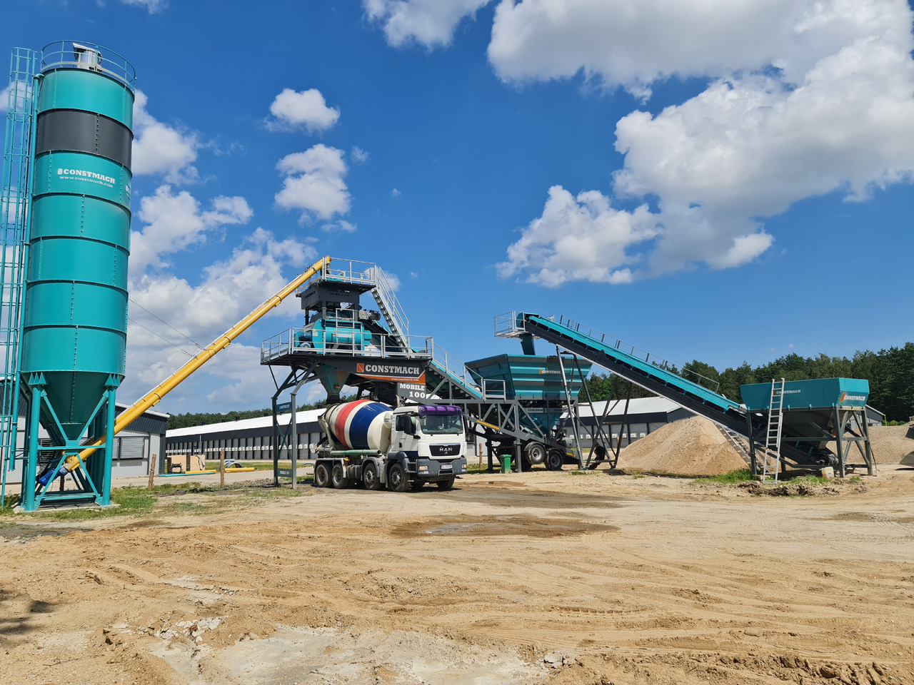 Constmach 100 m³/h Mobile Concrete Batching Plant - Betoncentrale: afbeelding 4 Constmach 100 m³/h Mobile Concrete Batching Plant - Betoncentrale: afbeelding 4