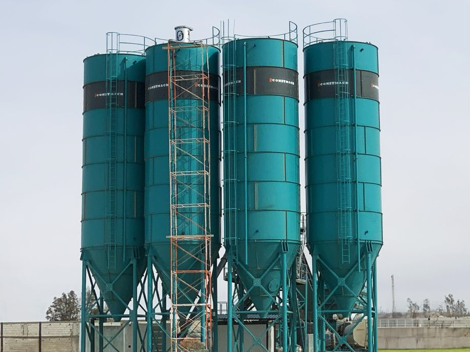 Constmach Zement Silo mit 200 Tonnen Kapazität - Cement silo: afbeelding 1 Constmach Zement Silo mit 200 Tonnen Kapazität - Cement silo: afbeelding 1