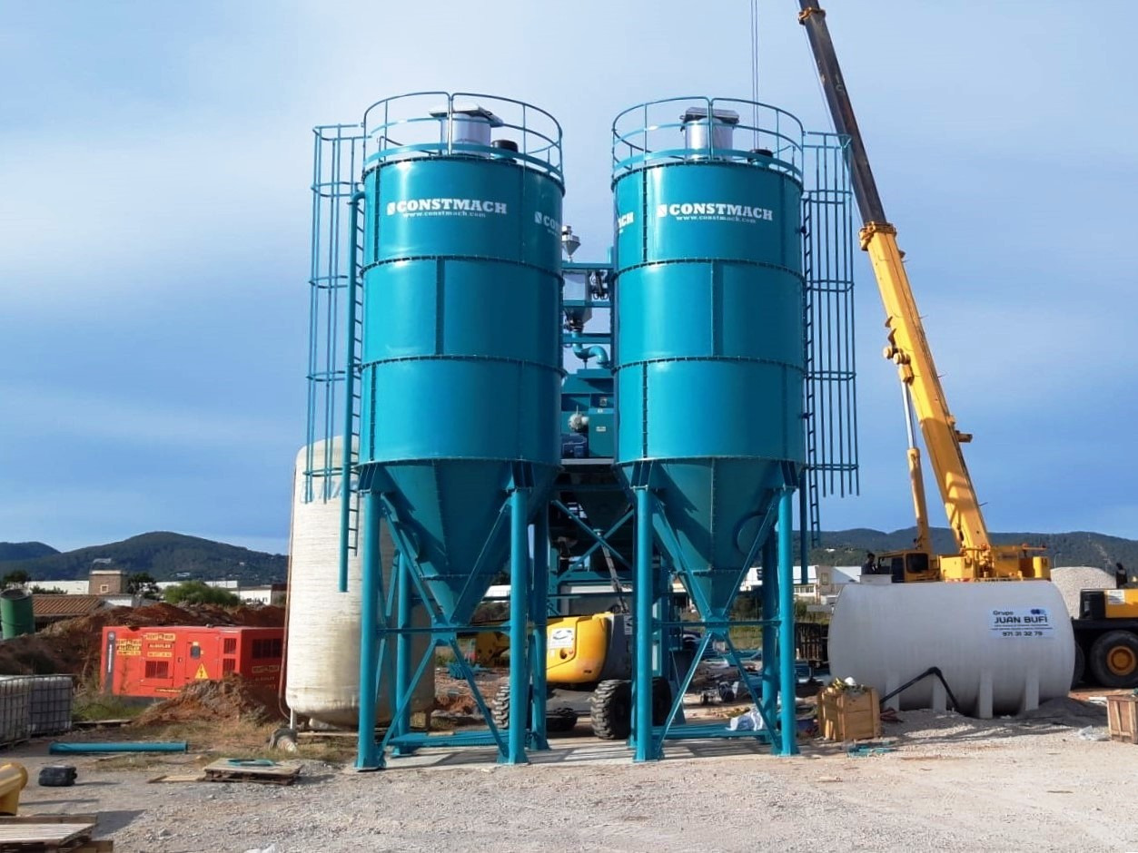Constmach Zement Silo mit 50 Tonnen Kapazität - Cement silo: afbeelding 1 Constmach Zement Silo mit 50 Tonnen Kapazität - Cement silo: afbeelding 1