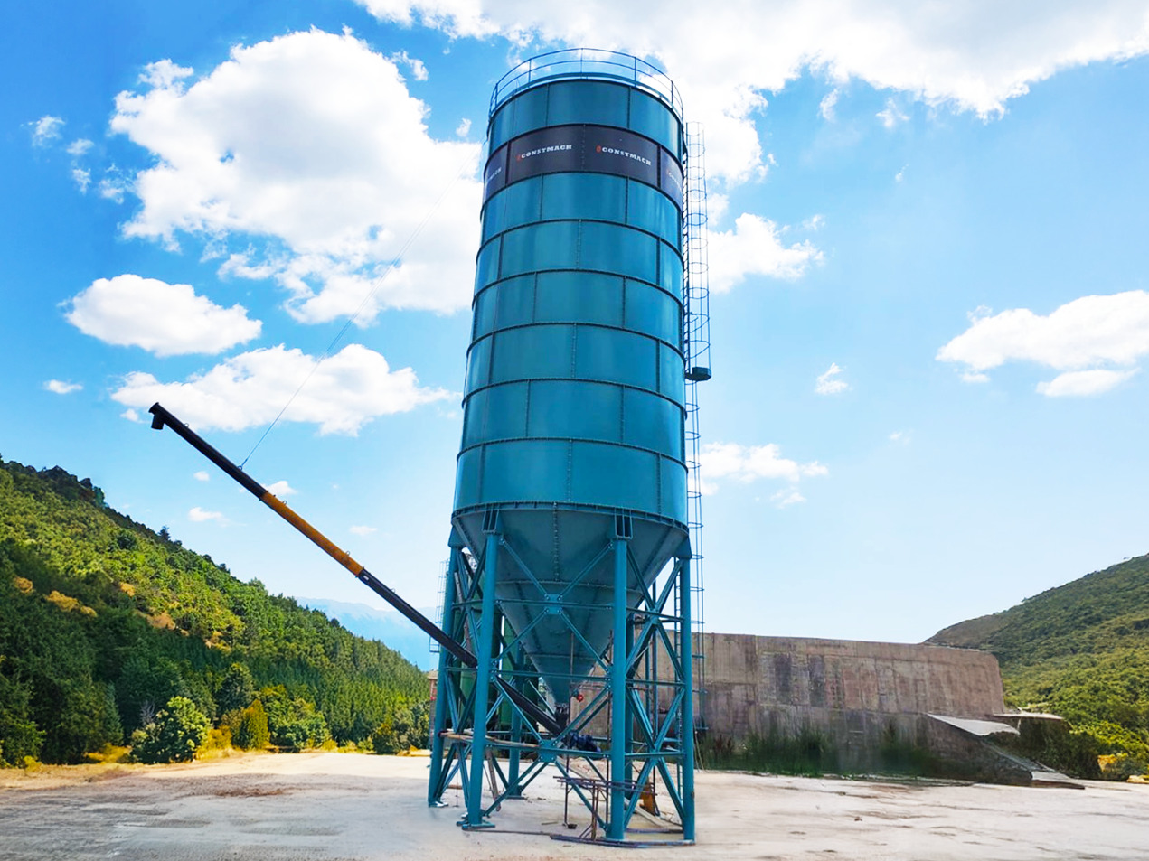 Constmach Zement Silo mit 500 Tonnen Kapazität - Cement silo: afbeelding 1 Constmach Zement Silo mit 500 Tonnen Kapazität - Cement silo: afbeelding 1