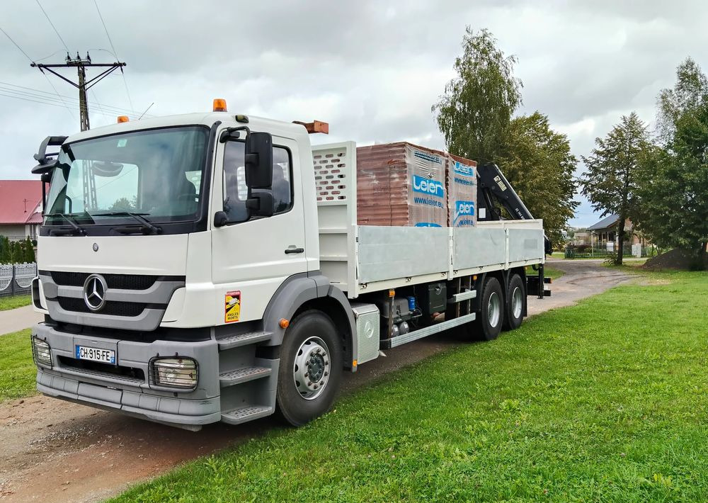 Mercedes-Benz ACTROS 2633 - Vrachtwagen met open laadbak, Kraanwagen: afbeelding 1 Mercedes-Benz ACTROS 2633 - Vrachtwagen met open laadbak, Kraanwagen: afbeelding 1
