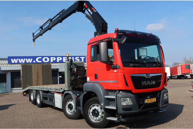 MAN TGS 35.360 8x2 Oprijwagen + HIAB 228 E 3 kraan. Radio grafisch + winch - Autovrachtwagen vrachtwagen, Kraanwagen: afbeelding 2 MAN TGS 35.360 8x2 Oprijwagen + HIAB 228 E 3 kraan. Radio grafisch + winch - Autovrachtwagen vrachtwagen, Kraanwagen: afbeelding 2