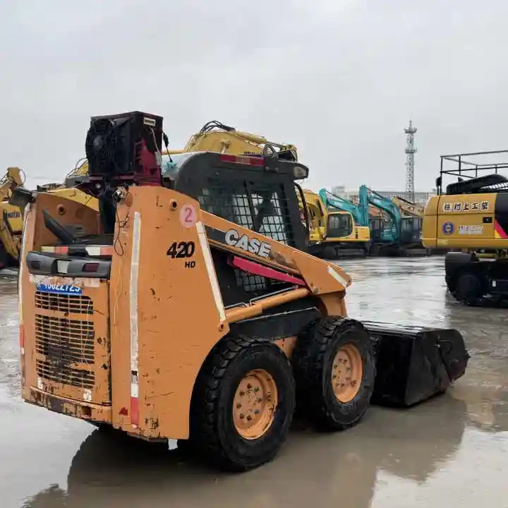 Used Case 420 Backhoe Loader Used Skid Steer Loader CASE 430 CASE 440 - Schranklader: afbeelding 5 Used Case 420 Backhoe Loader Used Skid Steer Loader CASE 430 CASE 440 - Schranklader: afbeelding 5