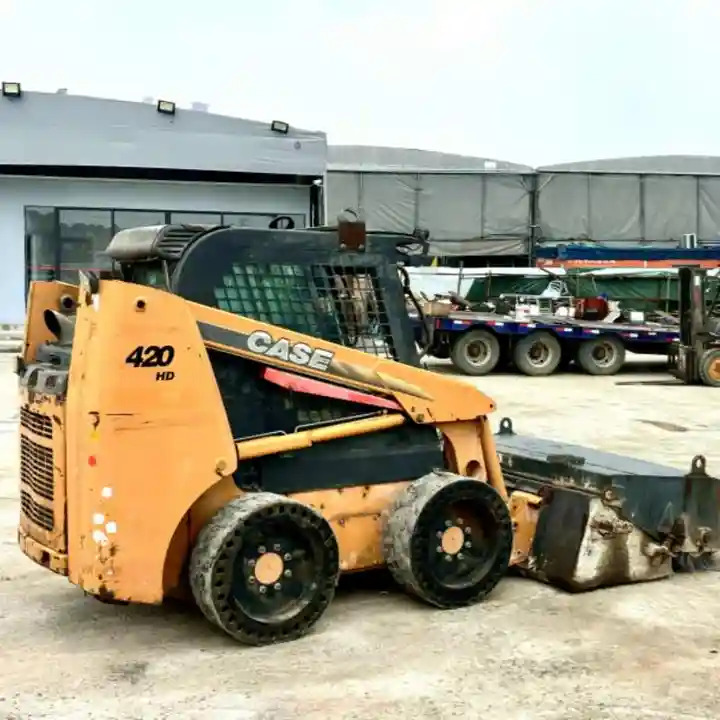 Used Case 420 Backhoe Loader Used Skid Steer Loader CASE 430 CASE 440 - Schranklader: afbeelding 4 Used Case 420 Backhoe Loader Used Skid Steer Loader CASE 430 CASE 440 - Schranklader: afbeelding 4