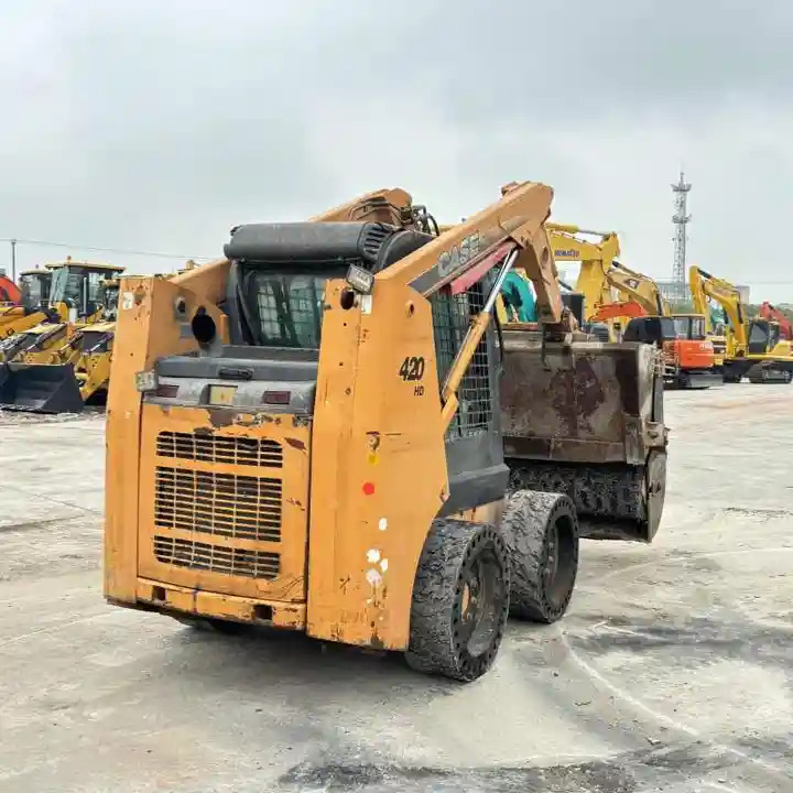 Used Case 420 Backhoe Loader Used Skid Steer Loader CASE 430 CASE 440 - Schranklader: afbeelding 2 Used Case 420 Backhoe Loader Used Skid Steer Loader CASE 430 CASE 440 - Schranklader: afbeelding 2